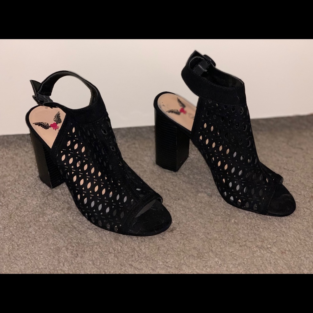 3 inch mesh heels